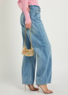 Rabanne 1969 Nano Embellished Metal Disc Shoulder bag - Gold - One Size