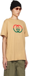 Gucci Tan Interlocking G T-Shirt