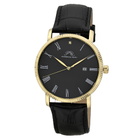 Porsamo Bleu Veritas 1 Quartz Black Dial Mens Watch 1361GVEL