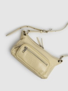 MARGE SHERWOOD Mini Outpocket Glossy Leather Hobo Bag