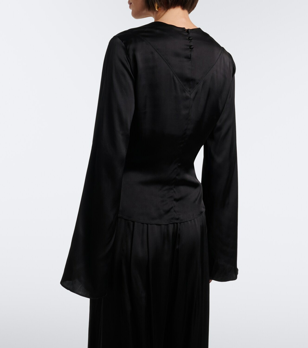Isabel Marant Neame draped satin top