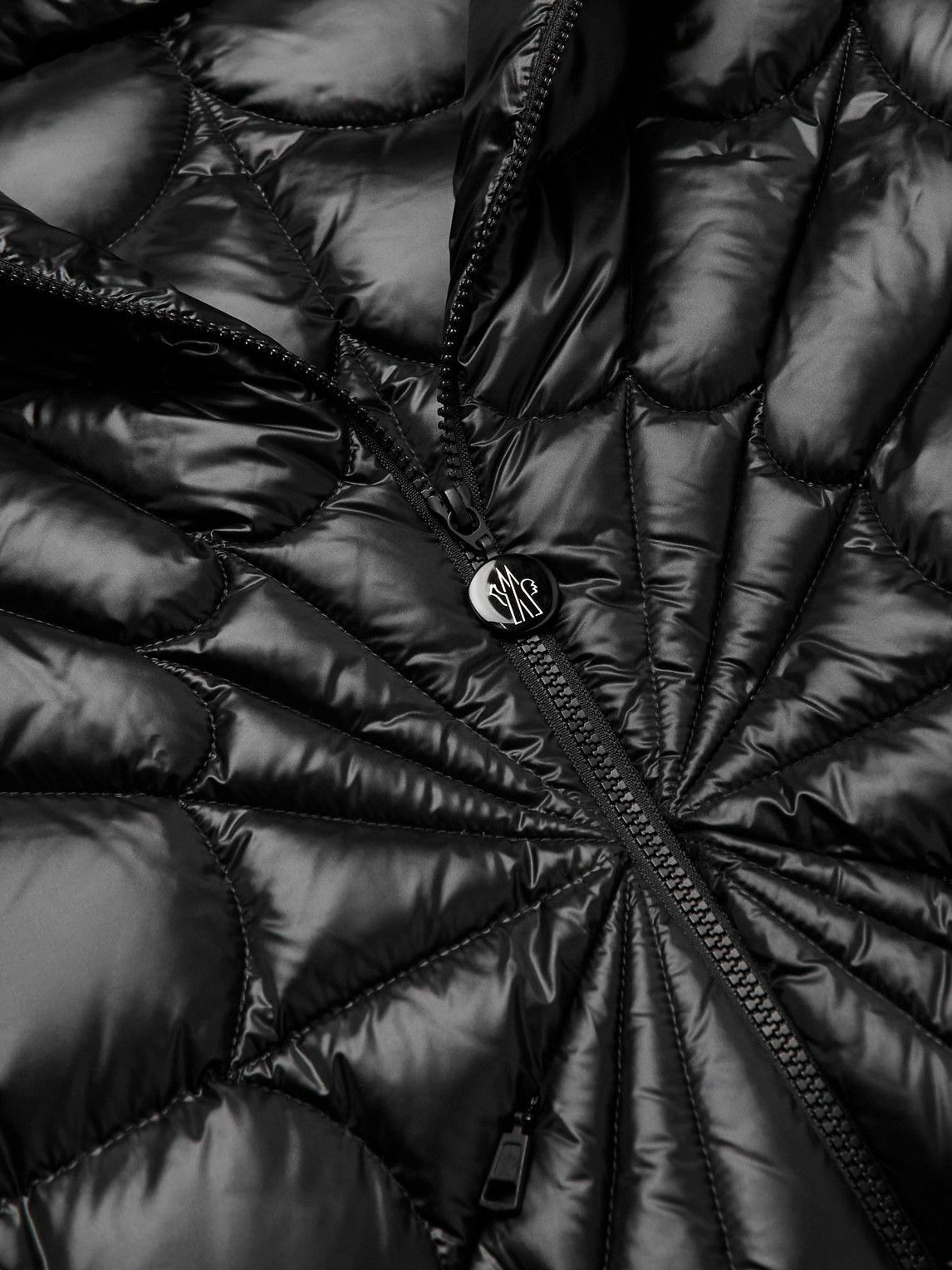 Moncler - Marvel Violier Quilted Nylon Hooded Down Jacket - Black