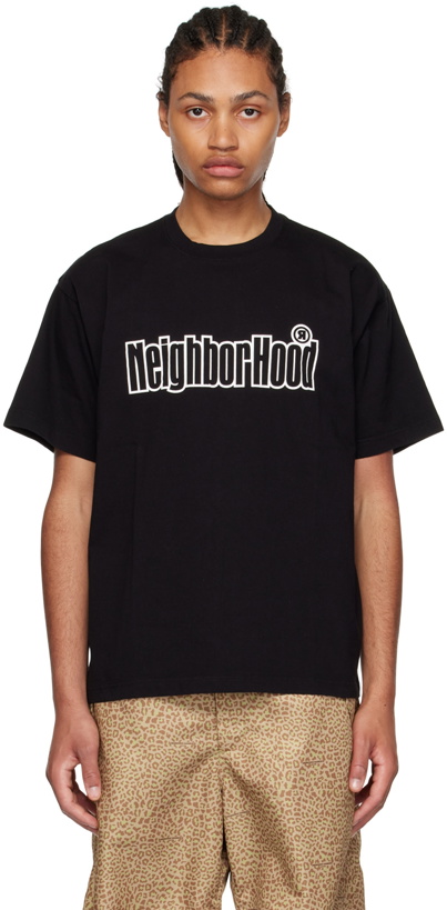 Photo: Neighborhood Black Cotton T-Shirt
