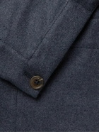 Stoffa - Double-Breasted Wool Blazer - Blue