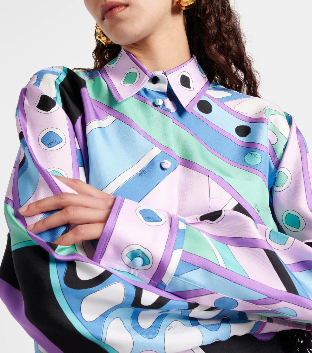 Pucci Vivara silk twill shirt Emilio Pucci