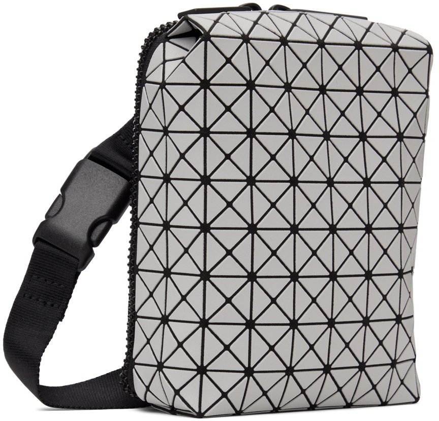 Bao Bao Issey Miyake Gray Beetle Crossbody Bag Bao Bao Issey Miyake