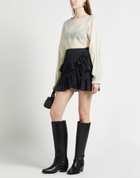 Maje Womens Mini skirt in Black