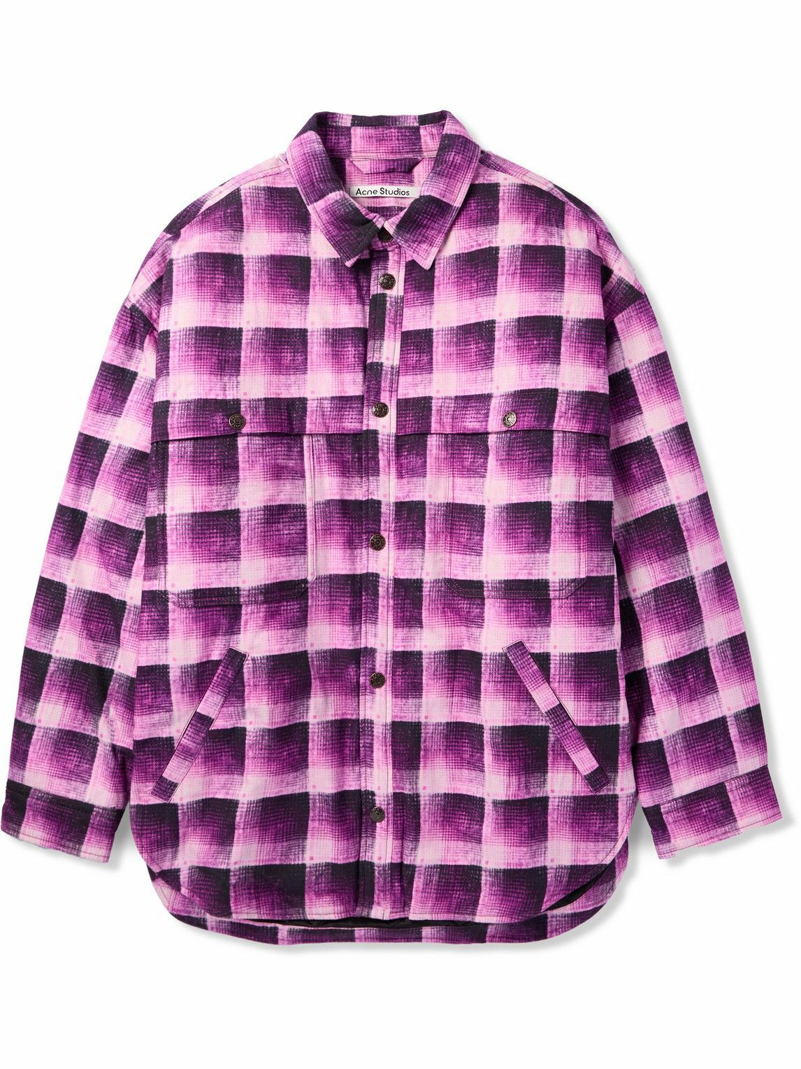 Acne Studios - Osadia Oversized Checked Organic Cotton-Flannel
