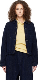 NEEDLES Navy Darts Bottom Jacket