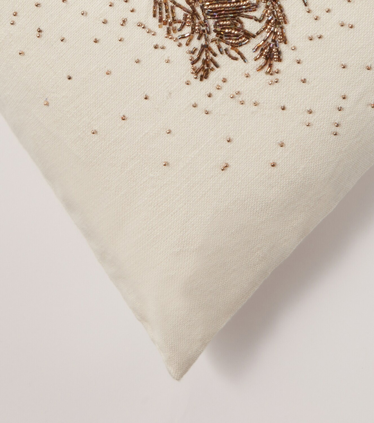 Jonathan Adler Muse beaded linen cushion