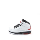 Air Jordan Men's 2 Retro TD Sneakers in White/Varisty Red/Black