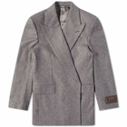 Gucci Men's Catwalk Look 86 DB Blazer in Light Grey