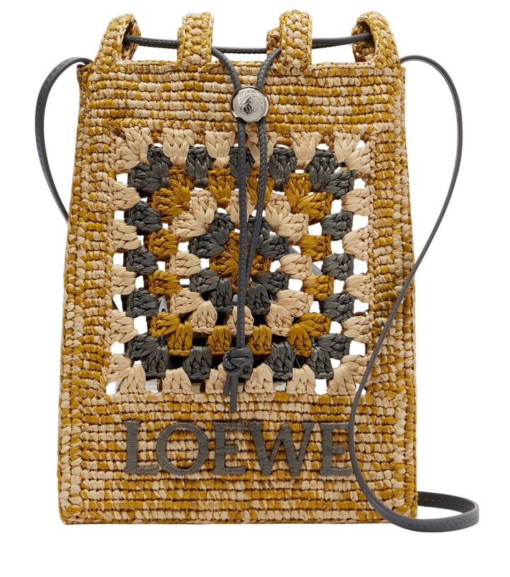 Photo: Loewe Paula's Ibiza raffia pouch with strap