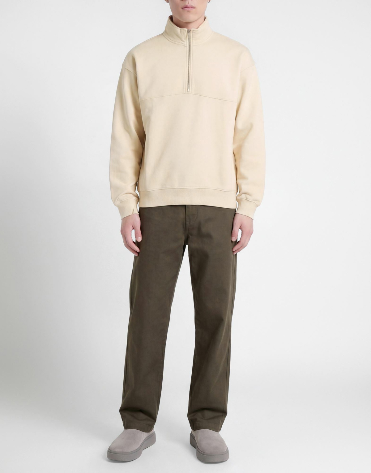 Colorful Standard Mens Sweatshirt Ivory
