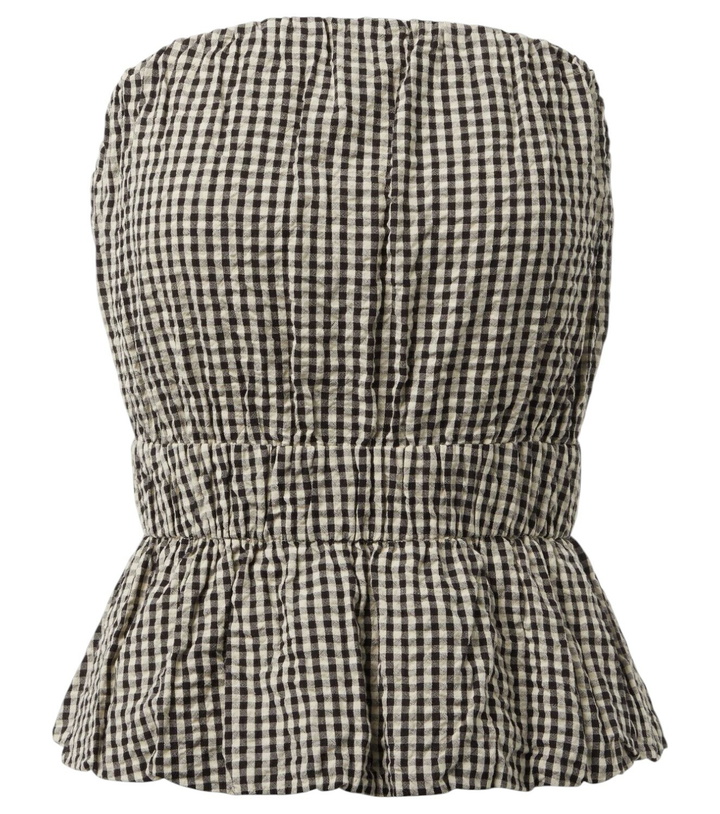 Photo: Posse Aurelia gingham cotton top