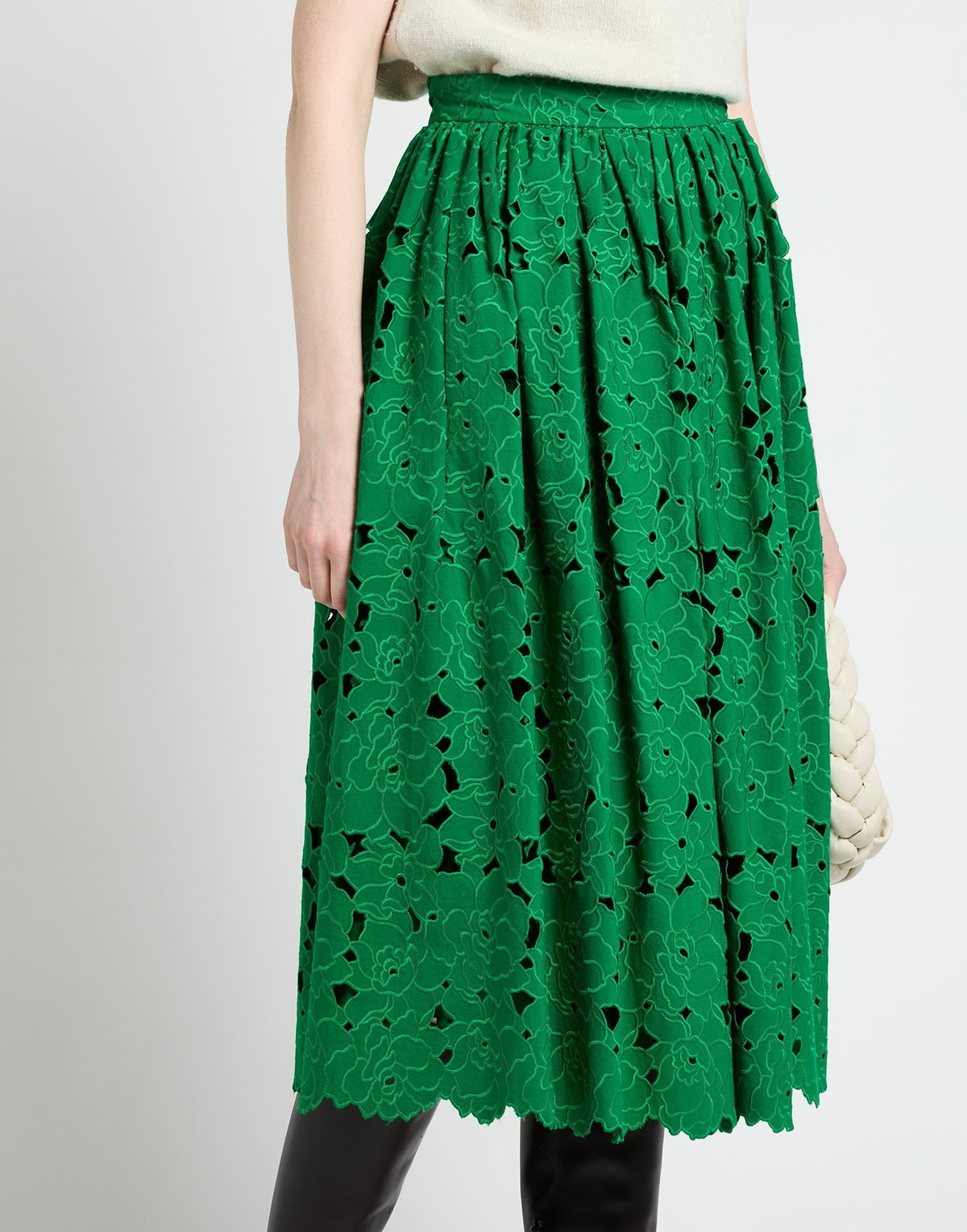 Erdem Womens Midi skirt in Green