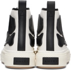 AMIRI Black & White Skel Court Hi Sneakers