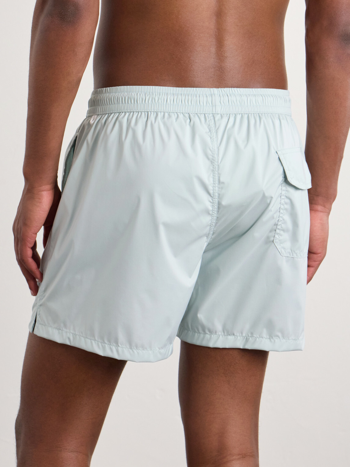 Thom Sweeney - Straight-Leg Mid-Length Swim Shorts - Blue