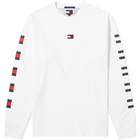 Tommy Jeans Long Sleeve Repeat Flag Tee