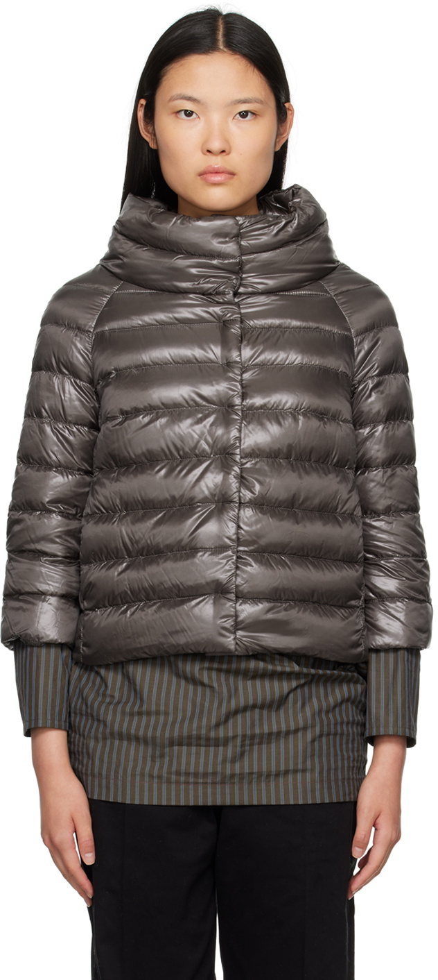 Herno Gray Emilia Down Jacket