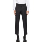 Comme des Garcons Homme Deux Black Pinstripe Trousers