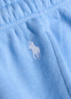 Polo Ralph Lauren Logo-embroidered Cotton-blend Sweatpants Light Blue