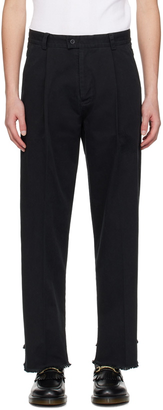 Photo: RICE NINE TEN Black Cover Up Trousers