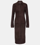 Stouls Becky suede midi dress
