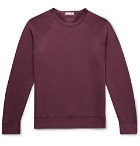 Alex Mill - Loopback Cotton-Jersey Sweatshirt - Burgundy