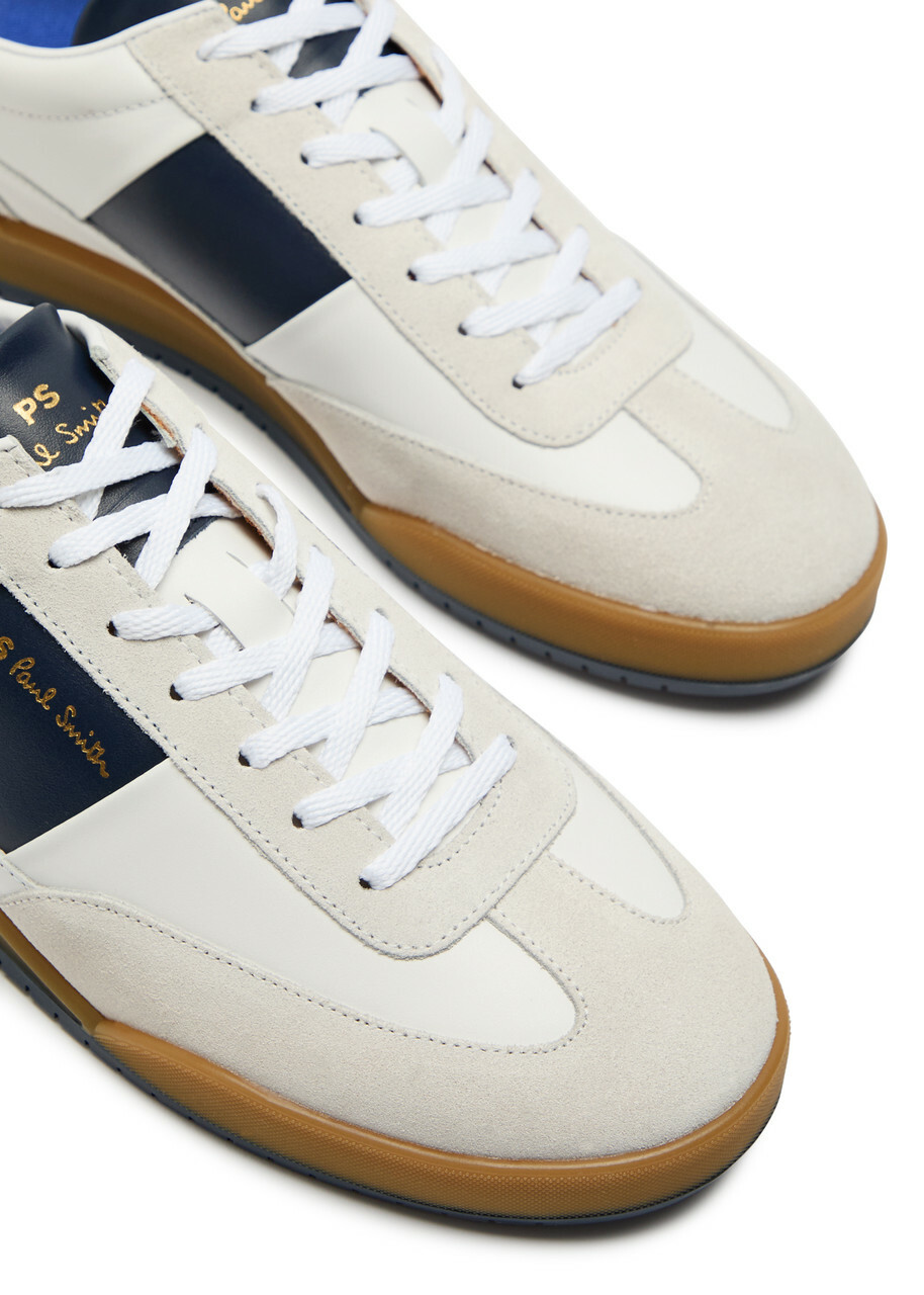 Paul Smith Dover Panelled Leather Sneakers White