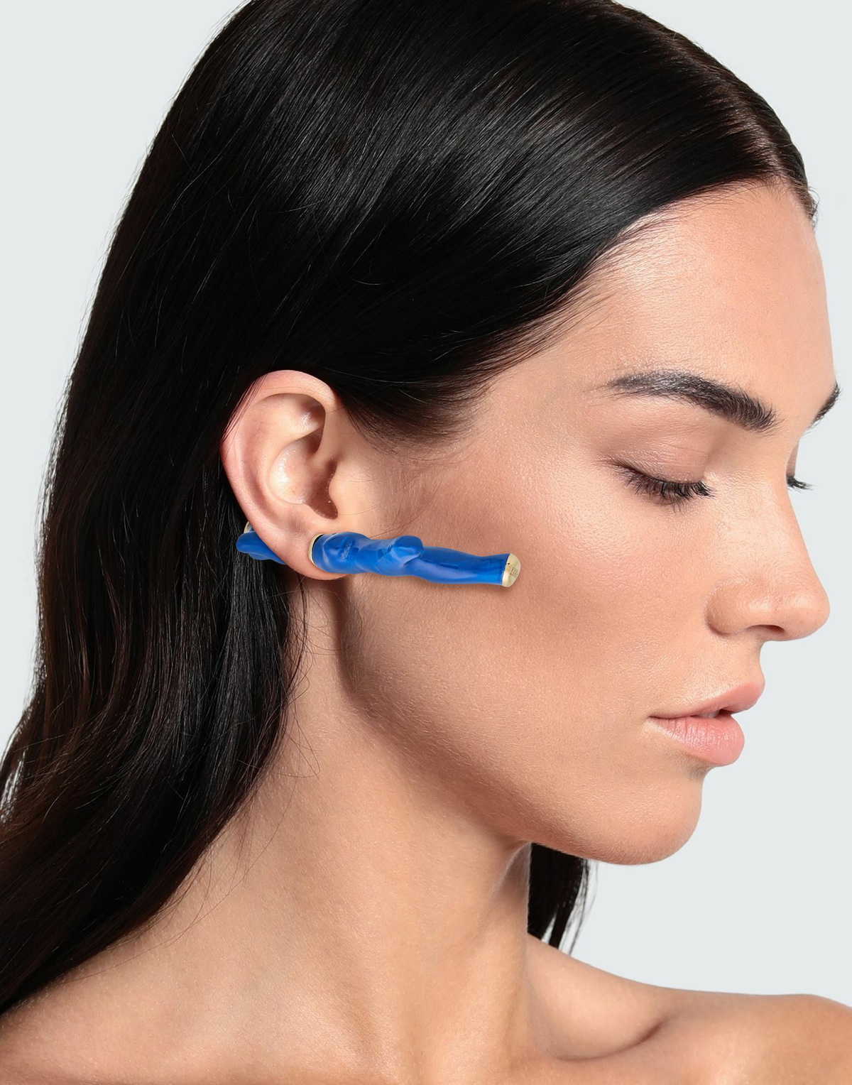 Pucci Womens Single Earring in Blue