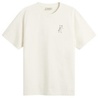 Foret Men's Walker T-Shirt in Cloud/Navy