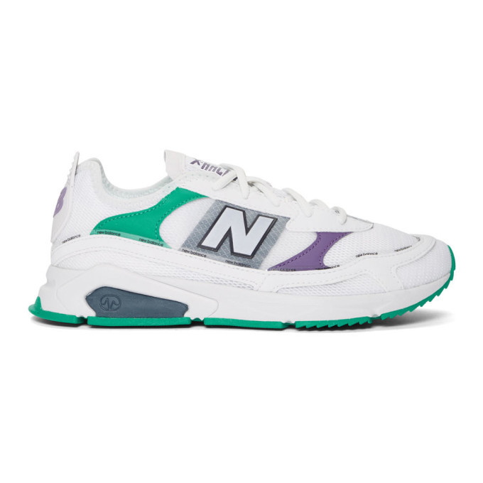 Photo: New Balance White X-Racer Sneakers