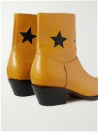 Enfants Riches Déprimés - Thunderhead Appliquéd Leather Western Boots - Yellow