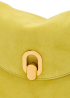 Savette Tondo Small Suede Shoulder bag - Yellow - One Size