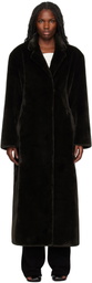 Paris Georgia Black 09 Augustine Faux-Fur Coat
