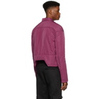 Spencer Badu Purple Moto Jacket