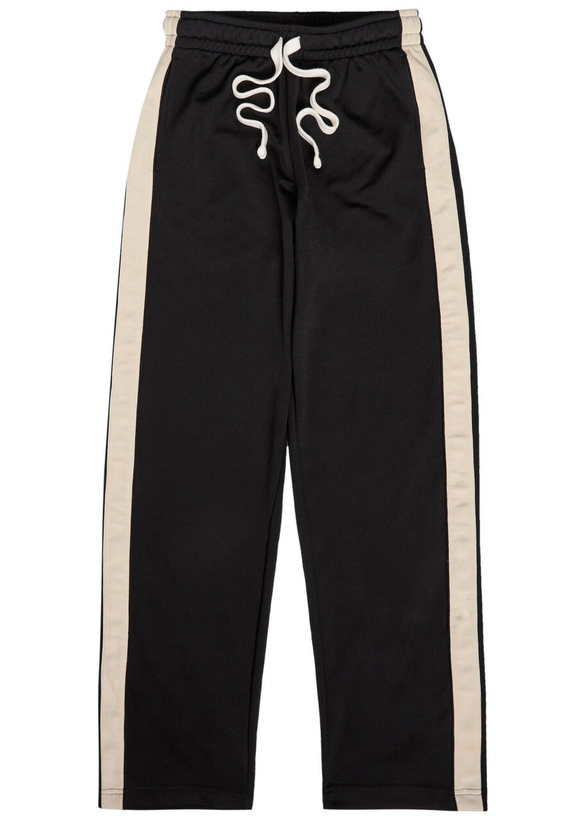Photo: Cole Buxton Stripe Straight-leg Jersey Track Pants Black