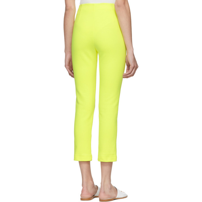 A-Plan-Application Yellow Cigarette Lounge Pants