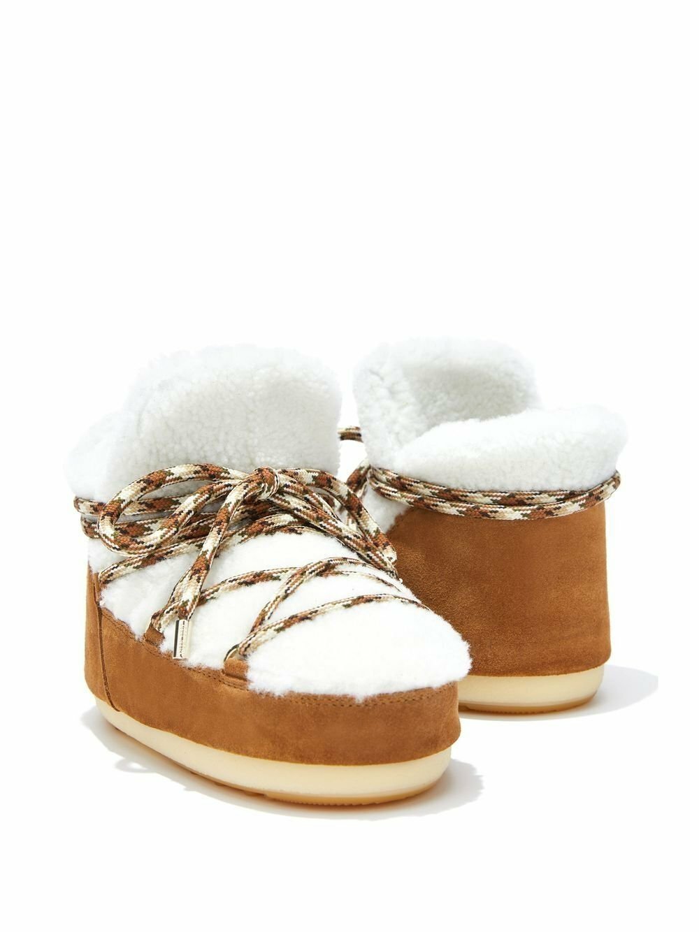 Moon Boot Brown LAB69 Icon Shearling Pumps