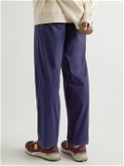 Ninety Percent - Straight-Leg Garment-Dyed Organic Cotton-Blend Twill Chinos - Blue