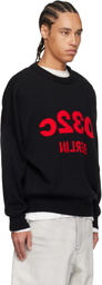 032c Black Selfie Sweater