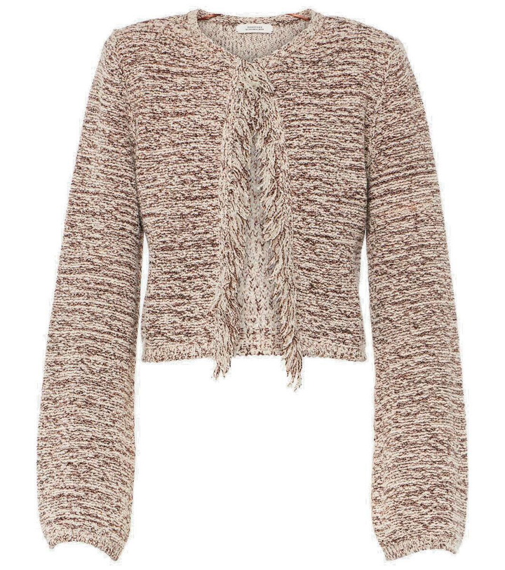 Photo: Dorothee Schumacher Fringed cardigan