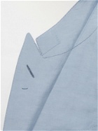 TOM FORD - Shelton Silk and Linen-Blend Blazer - Blue