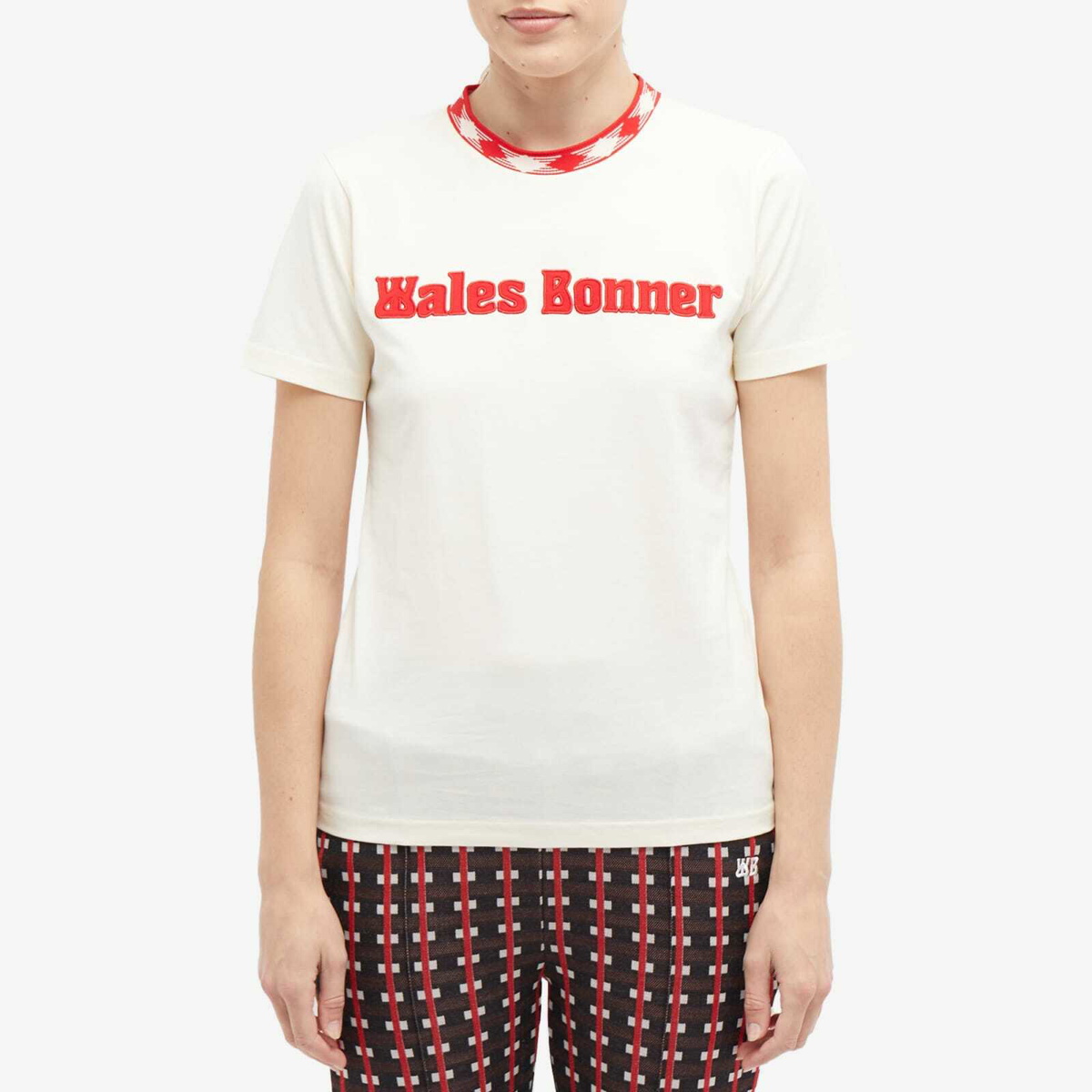WALES BONNER: t-shirt for woman - Ivory
