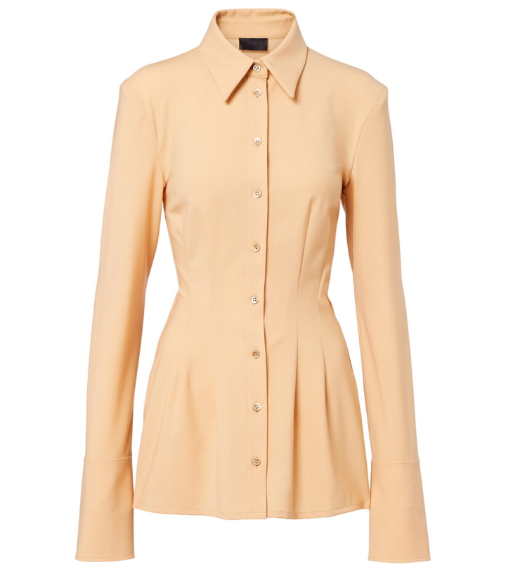 Photo: Mugler Pleated shirt