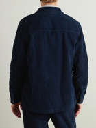 Sunspel - Oversized Cotton-Corduroy Shirt Jacket - Blue