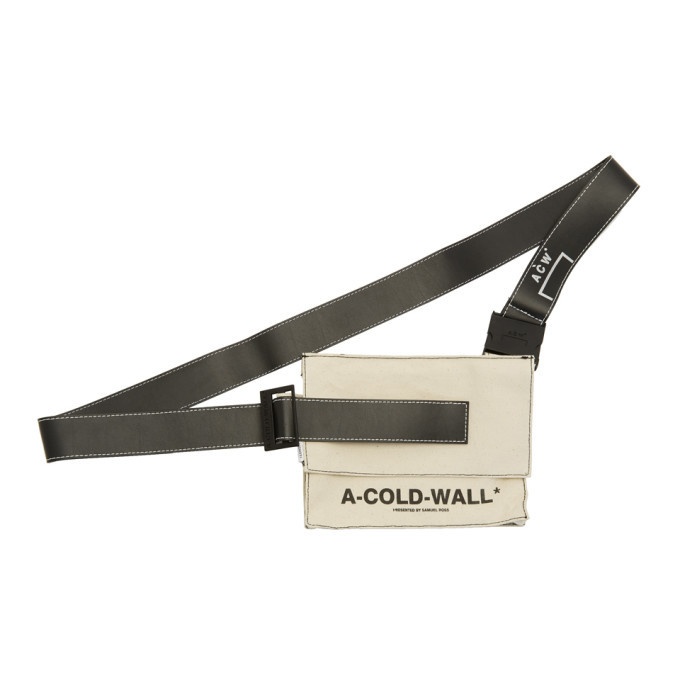 Photo: A-Cold-Wall* Biege Canvas Utility Holster Bag