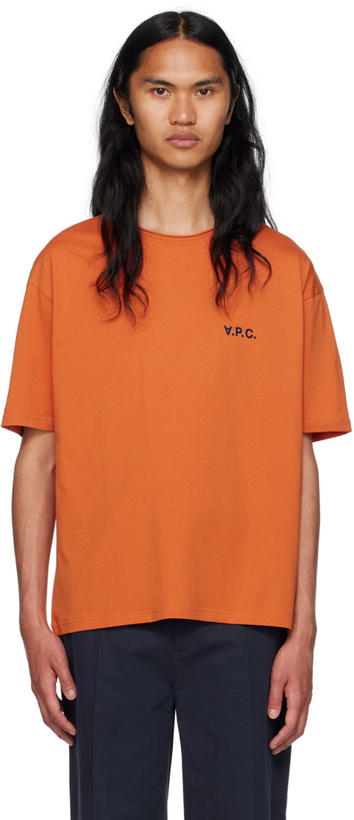 Photo: A.P.C. Orange Jeremy T-Shirt