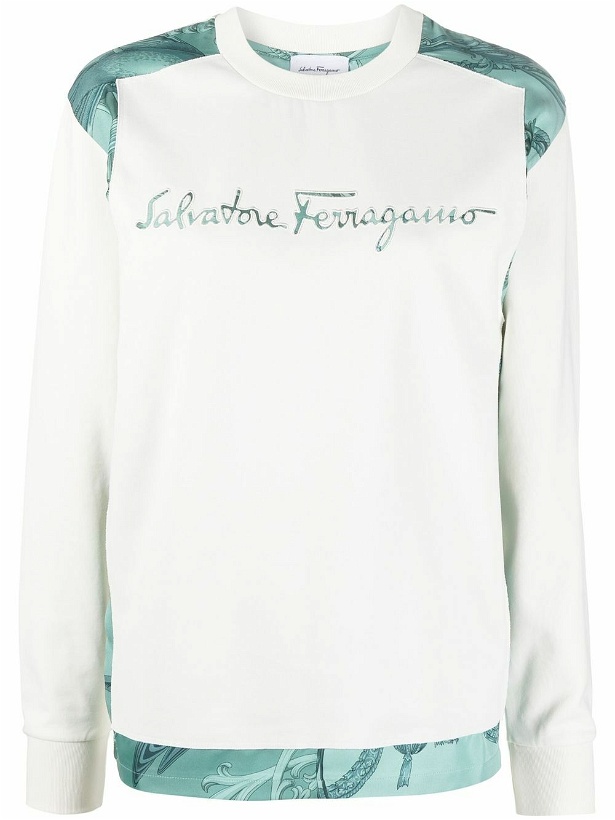 Photo: FERRAGAMO - Logo Cotton Sweatshirt